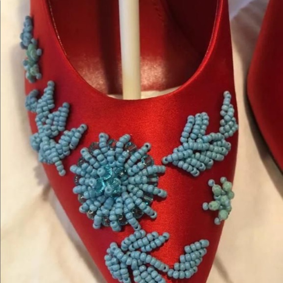 PRADA SATIN PUMPS SHOES US 10 EU 40 - Picture 3 of 6